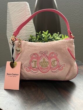 JUICY COUTURE Pink Diamond Lovers Club Hand Shoulder Bag NWT